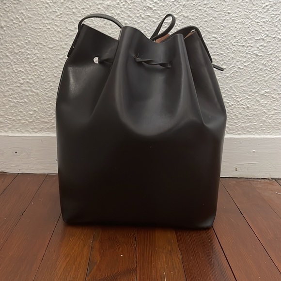 Mansur Gavriel Black Bucket Bag - Picture 3 of 10